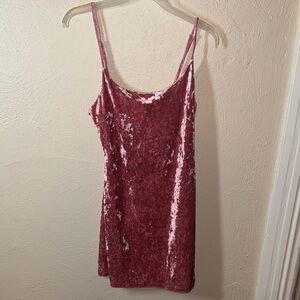 Forever 21 Satin Pink Dress